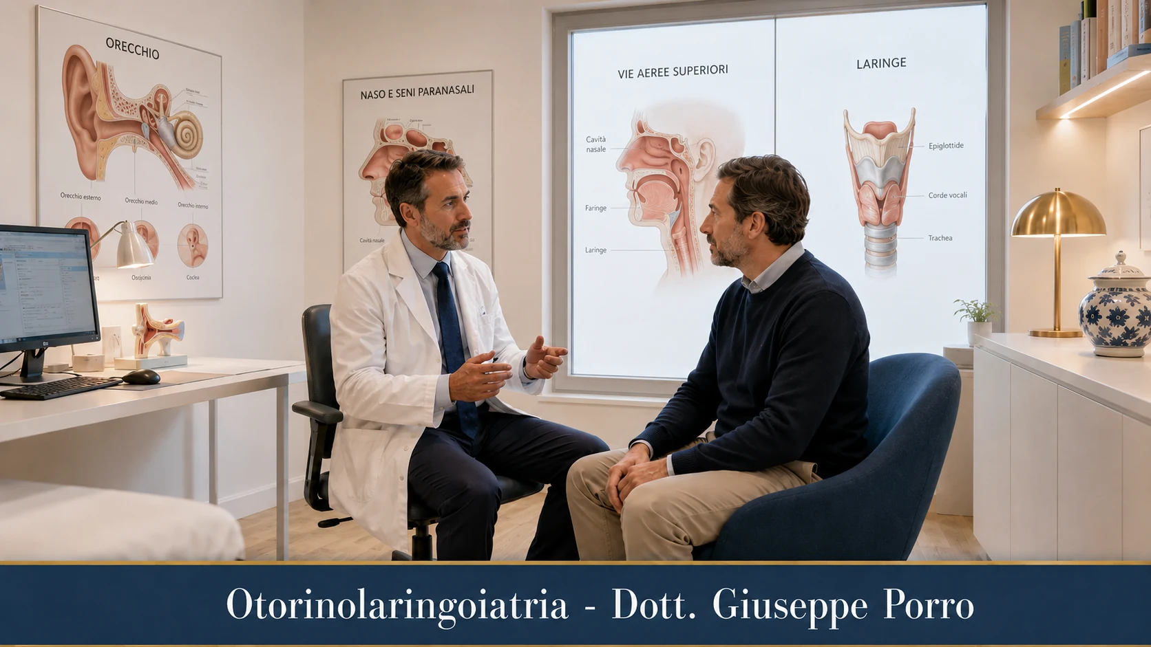Otorinolaringoiatria - Dott. Giuseppe Porro: informazioni per Brindisi