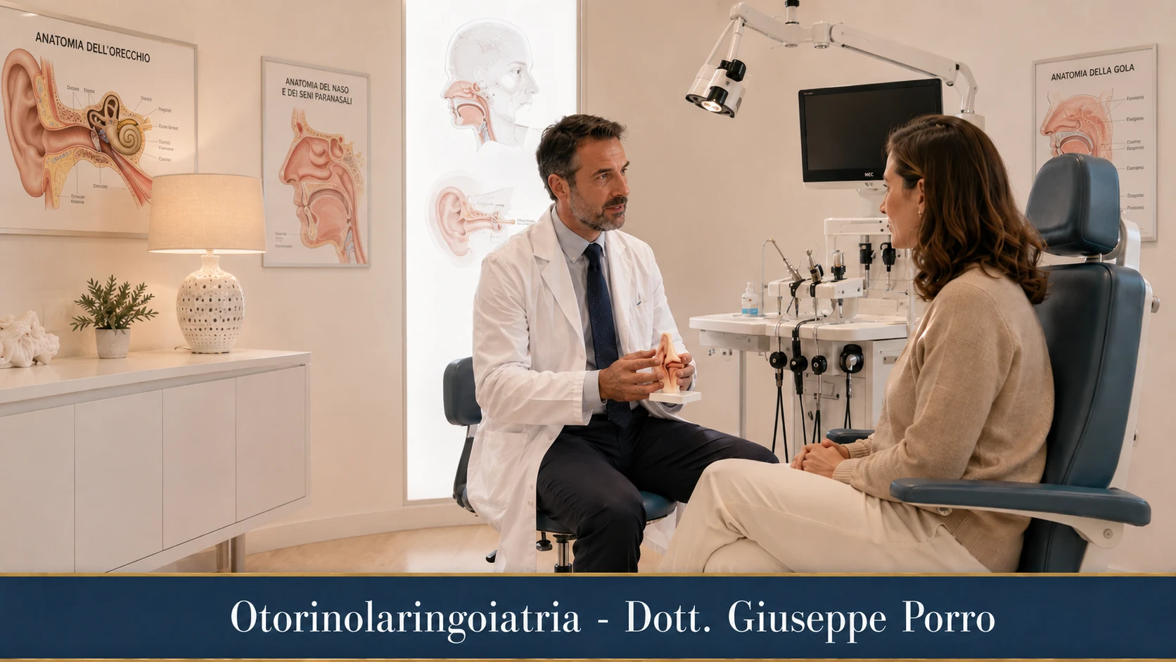 Otorinolaringoiatria - Dott. Giuseppe Porro: consulto medico specialistico